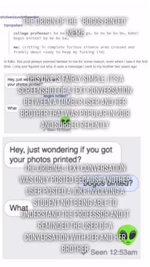 The origin of “Bogos Binted”. Let me know what you guys want next! #memes #bogosbinted👽 #whatsnext