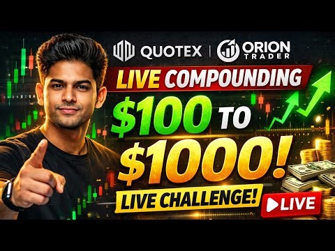 Quotex live compounding trade analysis and explain