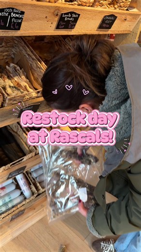 Restock day at Rascals! 🐾 Quick behind the scenes on a Sunday stocking up on all your favourite natural treats, we’ve got some Yaks available in all sizes and yummy flavours from @The Tatty Yak (Tatty Twins) aswell ! Be sure to check them out 😋 Hope everyone’s had a amazing Mother’s Day also🌺 See you all Tuesday, Georgia 💗 • • • • #petshop #fyp #doggrooming #petlovers #dogtreats