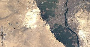 Mind-Blowing Time-Lapse: Unveiling the Astounding Evolution of Giza Pyramids' Surrounding Infrastructure from 1984 to 2020 Data: www.nasa.gov