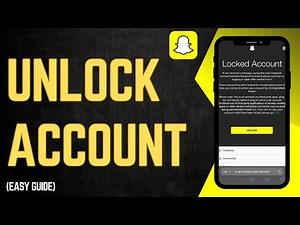 How To Unlock Permanently Locked Snapchat (Easy!)