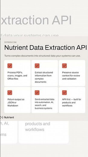 Why Nutrient built a data extraction API