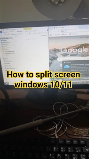 How to split screen windows 10/11 #windows10 #windows11