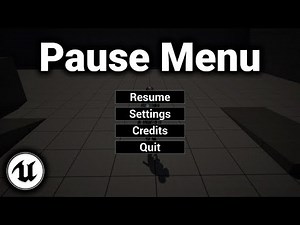 Pause Menu Tutorial (Menu Series Part 2) - Unreal Engine 5.4+