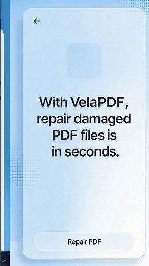 How to Repair Corrupted PDF Online Free | Fix Damaged PDF with VelaPDF