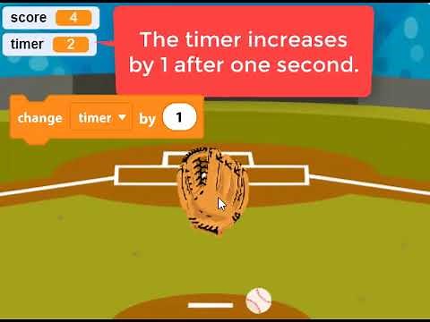 Scratch for Kids, Create a Timer to Set a Time Limit in a Game, TechnoCode by TechnoKids
