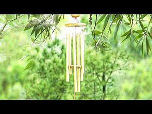 Calming Meditation - Peaceful Wind Chimes. Relax, relieve stress. focus. Study and sleep