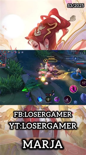 12K views · 26 reactions | เมเจอ Garena Rov Marja Gameplay S3/2025 (Android & ios ) Clip 24 #gameplay #android #level #shorts #ios #reels #mobilegames #games #game #rov #aov #marja | LOSER GAMER | Facebook