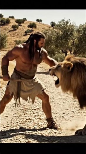 Samson Kills the Lion | Biblical Story of Strength and Faith