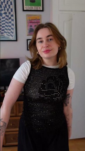 making a filet crochet top #crochet #crochettutorial