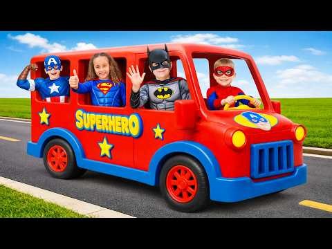 Las aventuras del Autobús de Superhéroes e historias sobre ayudar