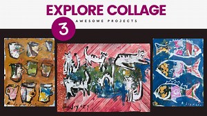 Explore Collage Painting Techniques - 3 Projects You Will Love | ROBERT JOYNER | Skillshare