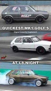 The quickest Mk1's from L8-Night 2024/25 💪💪 #dragmediauk #dragracing #vw #cars #fyp