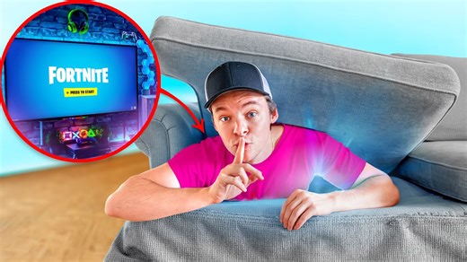 I built a secret gaming room in my couch!
