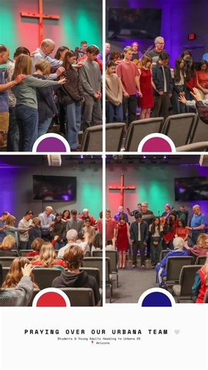 This Sunday, we had the privilege of praying over our students and young adults as they prepare to travel to Urbana 25 in Arizona. We’re grateful to be part of a church family that believes in investing in the next generation — not just financially, but spiritually. Because of your generosity, our team is able to go. Now, we ask you to join us in prayer. Please pray for: • Safe travel • Open hearts and minds • Bold faith and clarity in God’s calling • Lasting impact beyond the conference Thank y