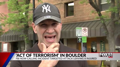 FBI calling Boulder flamethrower attack an "act of terrorism"