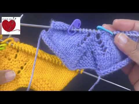 How to decrease in raglan with Pattern Part B #bottom to top decreasing stitches