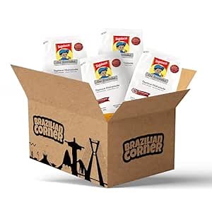 4 Pack Brazilian Corner Organic Tapioca Flour Starch Da Terrinha | Gluten Free & Non GMO | Massa Hidratada