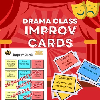 Improvisation Cards - Improv Scenarios and Suggestions for Games and Scenes