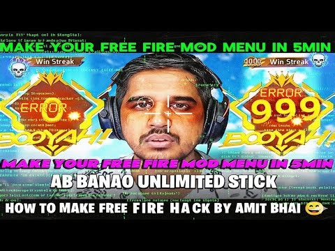how to make free fire hack 😈 || free fire ka hack kese banaye ✅ free fire ka mode menu kese banayee🔥