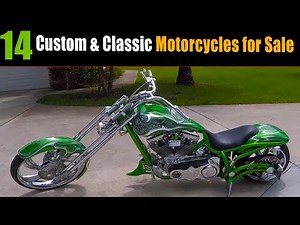 14 Custom Softail & Supercharged Bikes | Harley & Bourget!