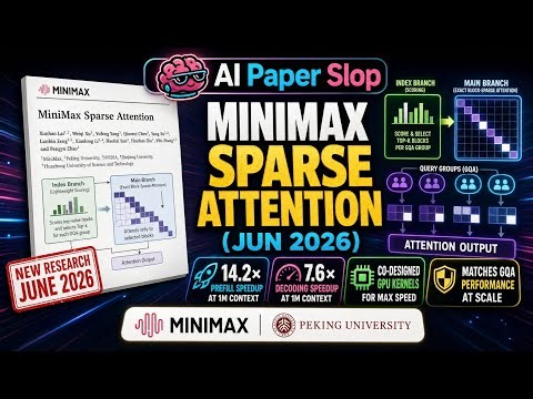 MiniMax Sparse Attention (Jun 2026)