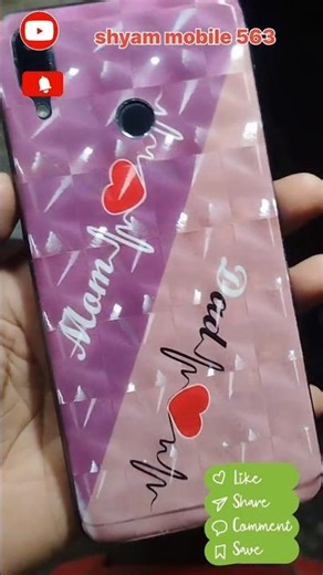 Asus Zenfone Max Mom Dad Sticker Wrapped | New Emotional Look | Stylish Back Panel Design