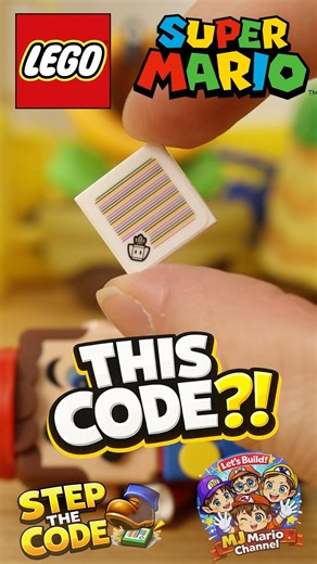 Step the code?! #supermario #nintendo #lego #funny #mario