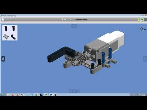 Lego Mindstorms EV3 Grap Mechanism Using Medium Motor - Building Instruction