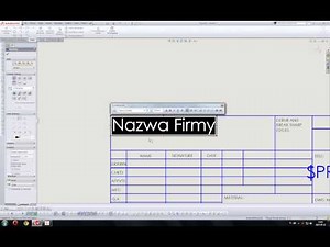 SolidWorks. Format arkusza.