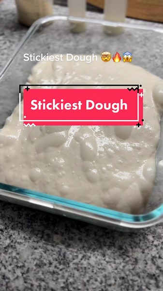 More water than flour 🤯. 120% hydration #fy #food