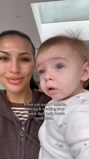 Emily Miller | He even poses like his Dad 🙈 | Instagram