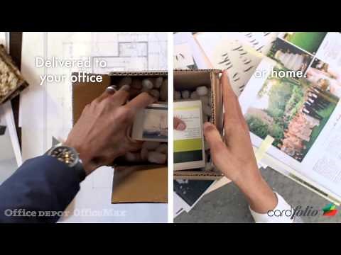 Creating Unique, Colorful Business Cards at Office Depot