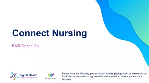 Connect Nursing Training Video