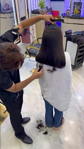 One length Haircut Tutorial 🔥 | Viral Haircut 💇‍♀️ #foryou #hairtutorial #hairtransformation #fyp