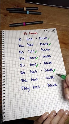🇬🇧 La conjugaison du verbe "to have" - Apprendre l'anglais - #shorts -#apprendreanglais