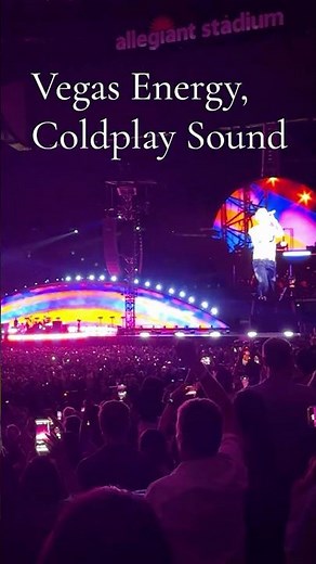Coldplay in Las Vegas | The Night That Captures the Real Vegas Lifestyle