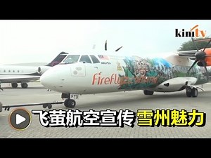 飞机绘上雪兰莪风采 飞萤航空推广旅游魅力