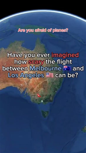 1.9M views · 11K reactions | Have you ever imagined how scary the flight between Melbourne  and Los Angeles  can be? | Flight and routes Every day | Facebook