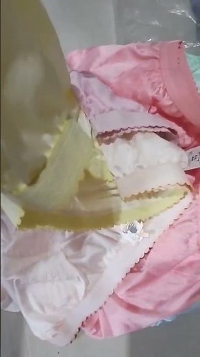 Random colors of my beautiful nylon granny panties