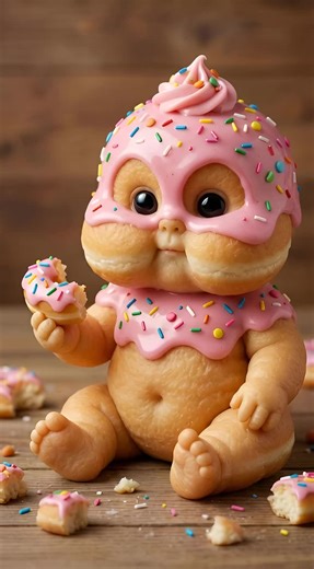 Cream Donuts eating asmr #aiasmr #satisfyingvideo #eating #ASMR #fyp | asmr food eating