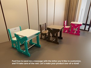 Kids Table & Chair CNC Plan | M Letter - Etsy UK