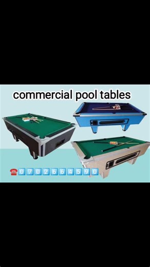 New Commercial Pool Tables for 2025 in Uganda