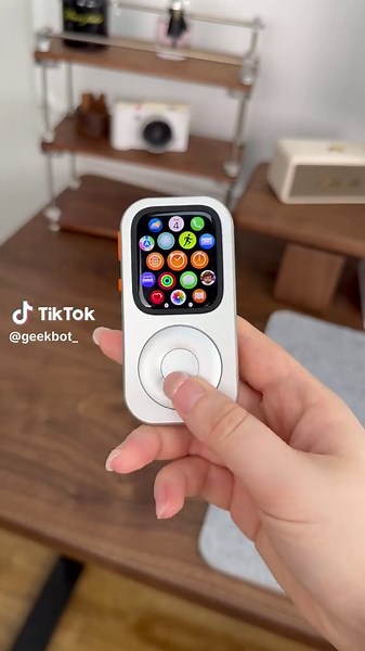 Vintage iPod Style Aluminum Case for Apple Watch