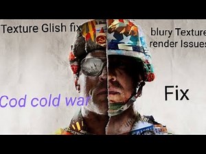 COD Cold War Texture Glitch FIX | Best Method for Blurry Graphics issues l tested On Igpu