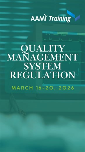 AAMI on Instagram: "We’re offering our flagship QMSR course, Navigating and Implementing the Requirements: March 16-20, 9:00am–6:00pm EST (final day ends at 1:00pm). We'll help you apply the FDA’s amended 21 CFR 820 and ISO 13485:2016 and give you tools to achieve full compliance before next year. ⚙️ Implement a Risk-Based QMS 📘 Align with ISO 13485:2016 🧭Ensure 2026 Compliance 💡 Apply QMSR in Practice 👉 Learn more and register here: https://tinyurl.com/4s8zcma2"