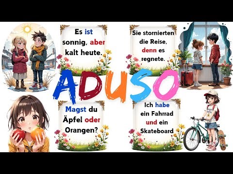 Master Daily German: Sentences with Conjunctions for Fluency 🌟🗣️