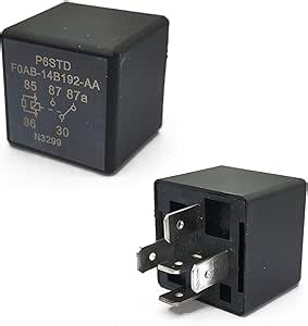 2 pcs P6SDT FOAB-14B192-AA Relay, 40A 12VDC 5 Pin Relay, OEM Replacement for F0AB-14B192-AA Compatible with Ford