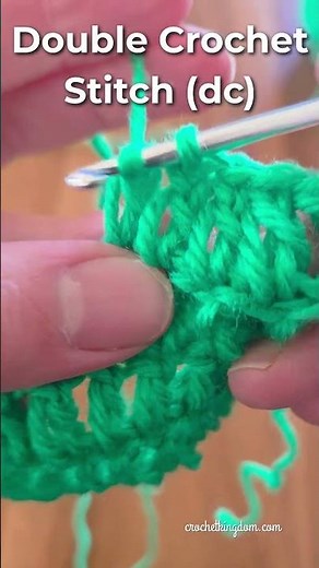 How To Double Crochet Stitch for Beginners