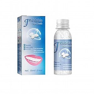 Amazon.com: Denture Molding Beads - Moldable Fake Teeth, Cavity Filler, Tooth Repair (1pcs-30ml) : Health & Household